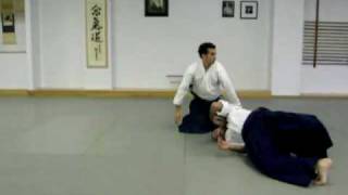 Aikido - 3 Kyu - Technique - Hanmihandachiwaza Katatetori Shihonage Omote / Ura