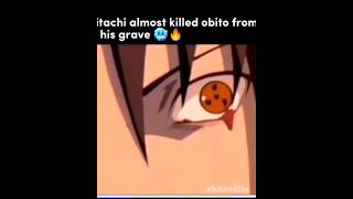 this moment almost Itachi killed obito 🔥👁️🥶#shorts #anime #obitoeditz