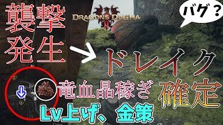 【ドラゴンズドグマ2】襲撃バグ？襲撃が来たらドレイク確定！ドレイク固定で最速竜血晶稼ぎ(経験値稼ぎ・金策) #dragonsdogma2