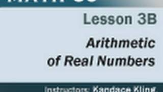 Math 60 - Lesson 3b