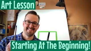 Art Lesson for Kids and Beginners - Basic drawing lesson - Fun art learning to draw - You can draw
