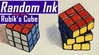 How to Draw a Rubik's Cube (Random Ink #3)