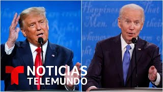 Así fue el último debate de la campaña Trump vs Biden | Noticias Telemundo