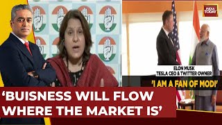 Business Will Flow Where The Market Is, Says Cong's Supriya Shrinate On Elon Musk's Recent Statement