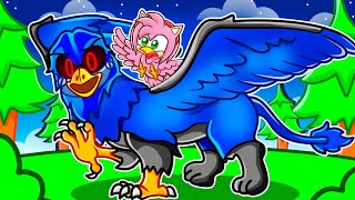 Playing As A PROTECTIVE METAL SONIC BIRD In Roblox Feather Family!