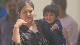 ಅಮ್ಮನ ಮಡಿಲಲ್ಲಿ ಕೂತ್ಕೊಂಡು ಚಿರು ಮಗನ ತರ್ಲೆ ನೋಡಿ | Meghana Raj with Son | Raayan Raj Sarja | Chiranjeevi