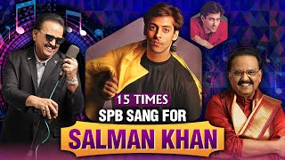 Top 15 Songs of Salman Khan & SPB - Playlist | Bollywood Evergreen Romantic Hits
