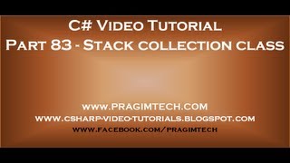 Part 83   Generic stack collection class