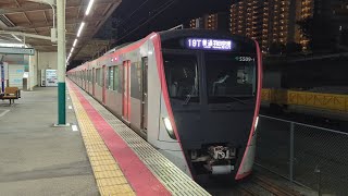 都営地下鉄浅草線5500形5509編成西白井駅発車シーン