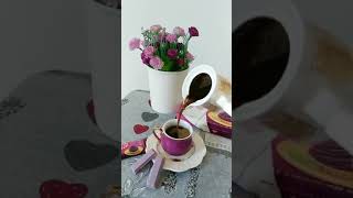 أجمل الصباح مع فنجان قهوة وشوكولا ☕لاتنسى لايك👍☜والإشتراك بالقناة