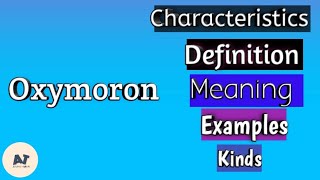 Oxymoron | figure of speech | literary term | literature