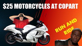 $25 Run and Ride Motorcycles at Copart Crashed Toys