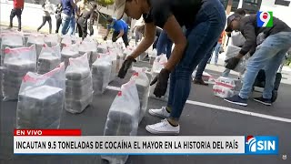 Incautan la mayor cantidad de cocaína en el país | Primera Emisión SIN