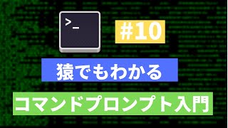 【windows向け入門】内容の確認方法 type chcp  猿でもわかるコマンドプロンプトの使い方 第十回