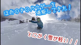 ほおのきの本気 パウダーやばいよ✌️