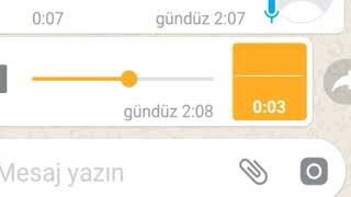 Whatsapp sesli mesaj 😂