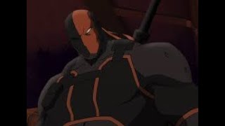 Deathstroke animated fights
