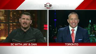 Michael Bisping and Georges St-Pierre trade barbs on Jay and Dan
