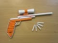 How to Make a Paper Sniper Rifle that Shoots - Easy Paper Gun Tutorials