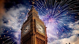 London New Years Eve Fireworks 2024 • 4K HDR