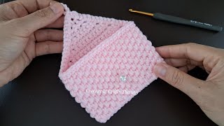 Easy DIY crochet mini bag. Step by step for beginners.