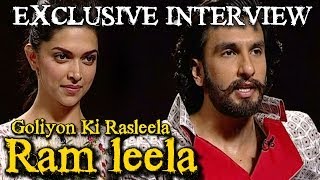 Ram leela - Deepika Padukone & Ranveer Singh talk about Nagada Sang Dhol, Kiss, Sonakshi & more