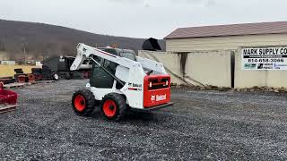 2014 Bobcat S630 Rubber Tire Skid Steer Loader Cab Heat Air Power Quick Attach For Sale !