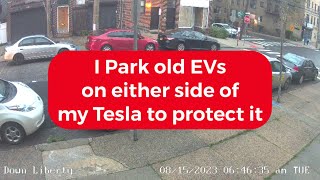 I Park Old EVs around my Tesla to protect it from people who can’t parallel park￼ hitch receiver