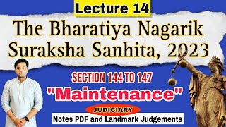 Chapter 10 BNSS | Maintenance for wife, children and parents with Landmark Judgments | Judiciary