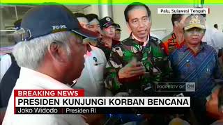 Presiden Jokowi Kunjungi Korban Bencana