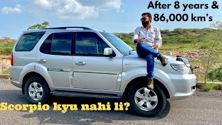 Tata safari strome (2012-15) ownership review after 86,000kms | Aditya choudhary