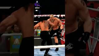 Roman Reigns Give Heavy Punches To Brock Lesnar In WWE 2K22 #shorts #wwe #romanreigns #trending