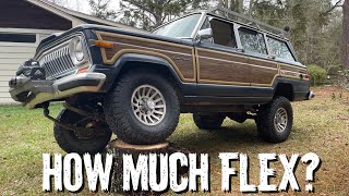 Termite’s Flex Test! Sway bar disconnects on Jeep grand Wagoneer with leaf springs. How much more?