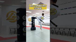 Axel Tornado Kick Tutorial #shorts #martialarts #cobrakai