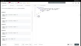 LeetCode #35 Search Insert Position - Coding Interview Problem with Java Solution | Binary Search