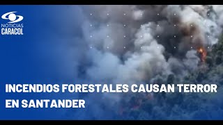 Emergencia por incendios en Santander