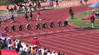 100 Meter Final - Arizona High School Boys Division 1 - State Championship Track Meet