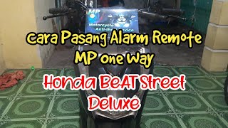 Cara Pasang Alarm Remote Mp One Way Honda beAT Street Deluxe