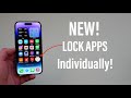 NEW METHOD - LOCK Any Individual App on your iPhone!