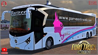 🔴 Epic Journey In Parveen Travels : Respect Women Bus Tour | ETS 2 | Episode 100 | SurajPaulOfficial