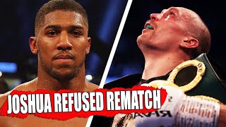 Anthony Joshua REFUSED A REMATCH WITH Alexander Usyk FOR Tyson Fury's FIGHT WITH Usyk / Joshua Usyk
