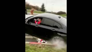 BMW f90 donut and crash 😂