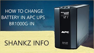 APC UPS BR1000G-IN Battery Replacement