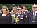 d day ceremony at bény sur mer canadian war cemetery full