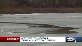 Officials warn of ice dangers in New Hampshire