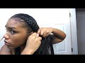 how to braid with weave two braids with weave tutorial