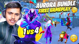 NEW LEGENDARY BUNDLE NO INTERNET PRANK 👿 999+ PRANK IN CS RANK ⚡ AURORA BUNDLE  😱 GARENA FREE FIRE