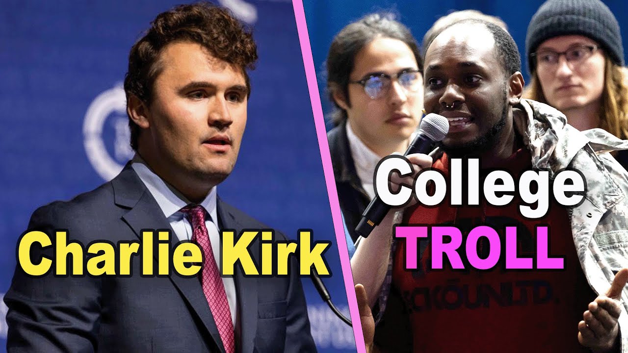 Charlie Kirk Triggers College Troll *full Video* - YouTube