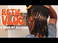 retightening microlocs | how to interlock locs | 2 point rotation | how to maintain locs