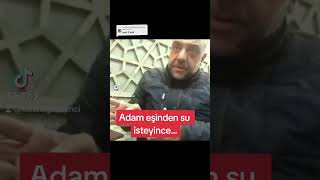 aile içi iletişim, adam eşinden su isteyince